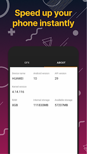 تحميل تطبيق GFX Tool Pro لتسريع الالعاب اخر إصدار للأندرويد 4