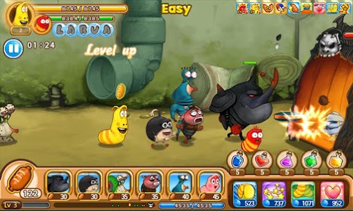 تحميل لعبة Larva Heroes: Lavengers مهكرة للأندرويد باخر إصدار 5