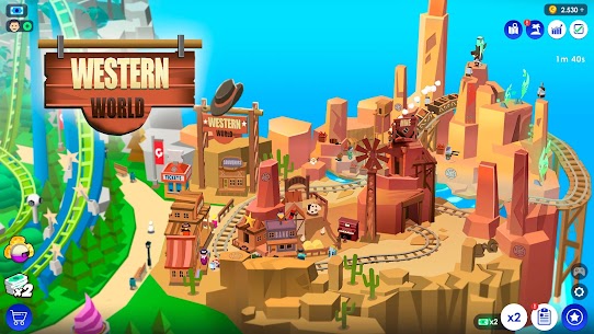 تحميل لعبة Idle Theme Park Tycoon مهكرة 2022 اخر إصدار 5