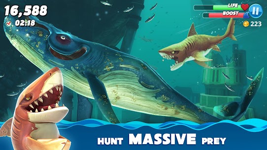 تحميل لعبة Hungry Shark World مهكرة 2023 للأندرويد 5