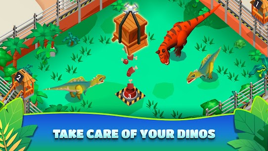 تحميل لعبة Idle Dinosaur Park Tycoon مهكرة للأندرويد باخر إصدار 4