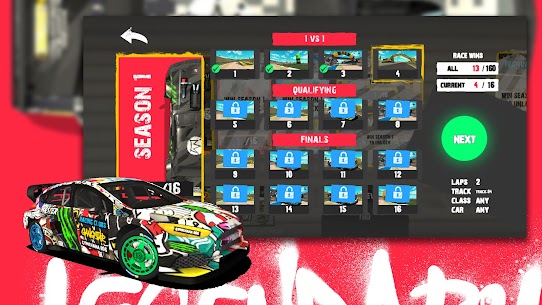 تحميل لعبة Rallycross Track Racing مهكرة آخر إصدار للأندرويد 2