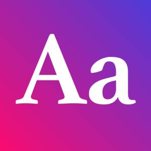 تحميل تطبيق Aa Fonts‏ افضل برنامج خطوط  احترافي على هاتفك الاندرويد نسخة مدفوعة