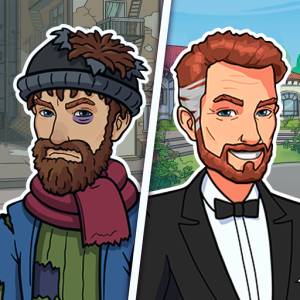 تحميل لعبة محاكاة عالم الاغنياء الجديدة Hobo Life: Business Simulator APK مهكرة اموال غير منتهية!!