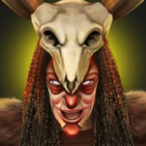 تحميل لعبة المغامرات والرعب المثيرة Curse Of The Scary Shaman APK كاملة للاندرويد
