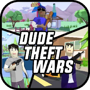 تحميل لعبة Dude Theft Wars مهكرة 2023 مجاناً للأندرويد