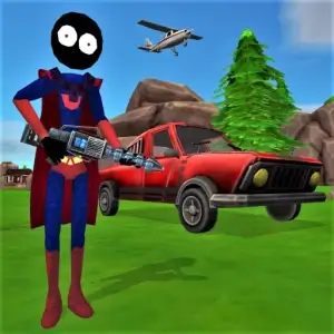 تنزيل لعبة Stickman Superhero مهكرة للاندرويد